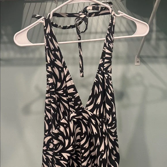 NWT Free People Black and White Halter Dress - Picture 4 of 7